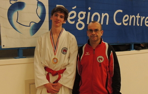 Augustin ADAM, Champion de Ligue TBO, chez les cadets -60kg (9/02/14)